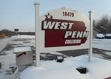 West Penn Sign — Collision Repair in Albion, PA