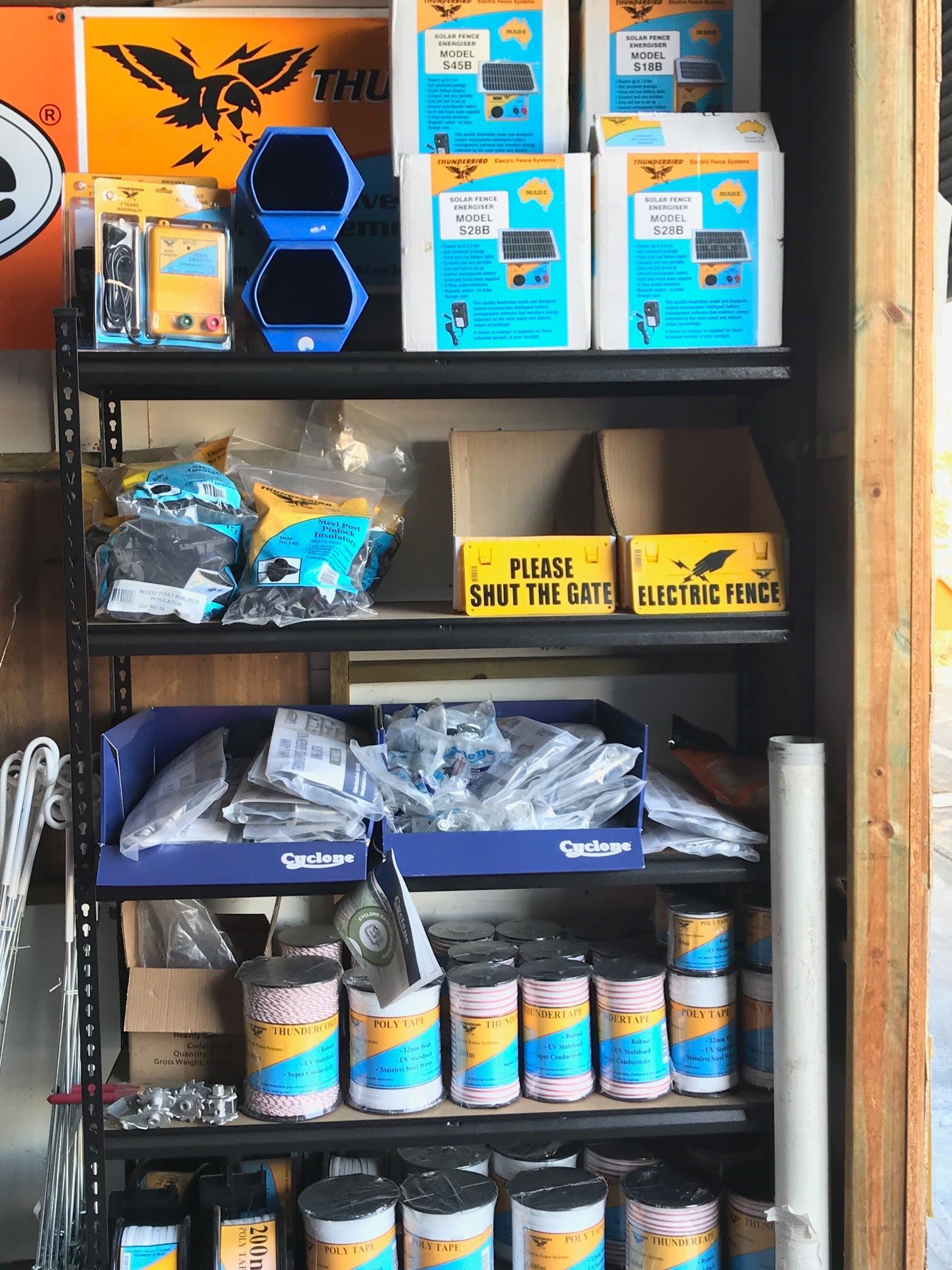 Shelves Stocked With Farm Supplies — North Coast Stock Feeds in Ballina, NSW