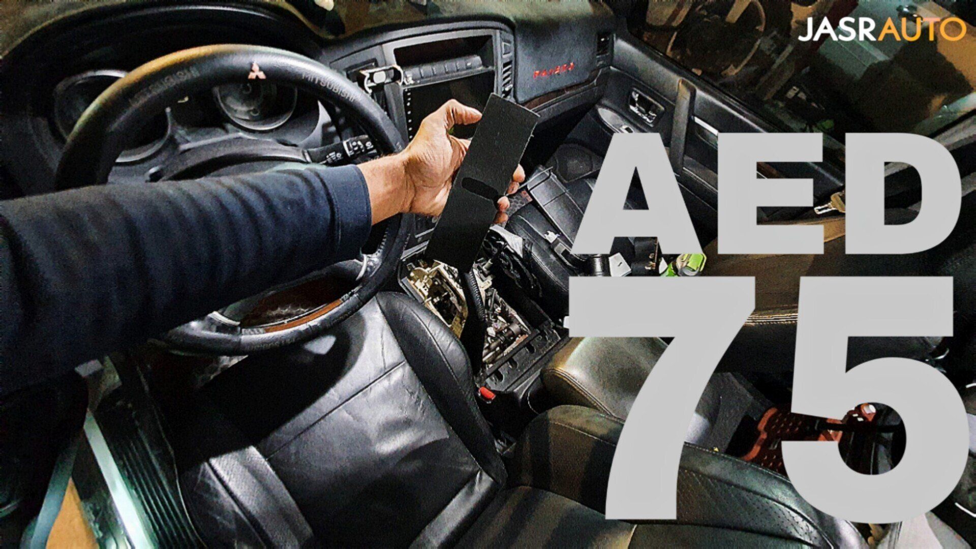 Gear lever sheet / blind for Pajero made by JASRAUTO