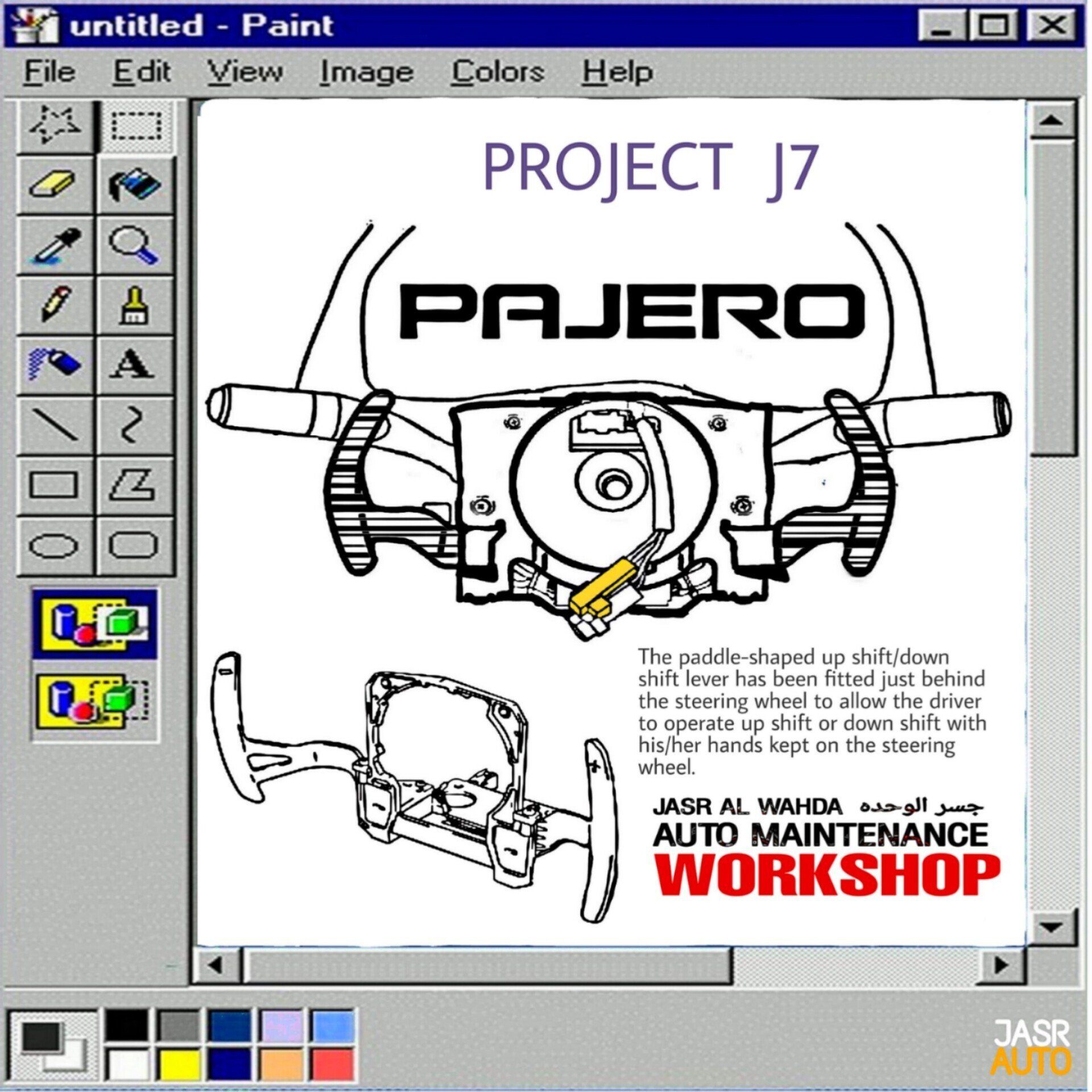 Magnesium Alloy Paddle Shifters for Pajero