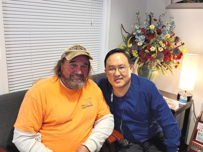 Braddock Family Dental - Dr. Cho with Happy Patient