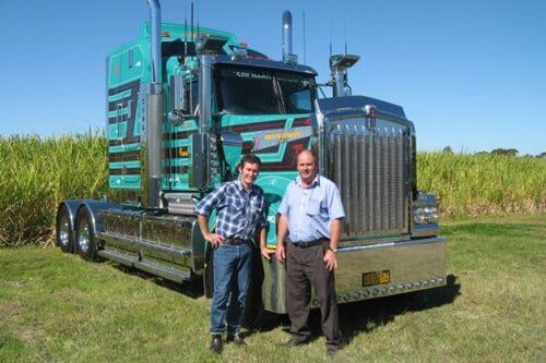Two people one truck — Freight Transport in Coffs Harbour, NSW