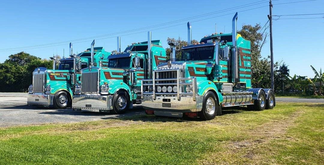 Fleet of Trucks — Freight Transport in Coffs Harbour, NSW