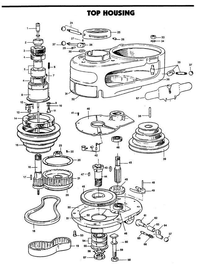 Top Housing parts