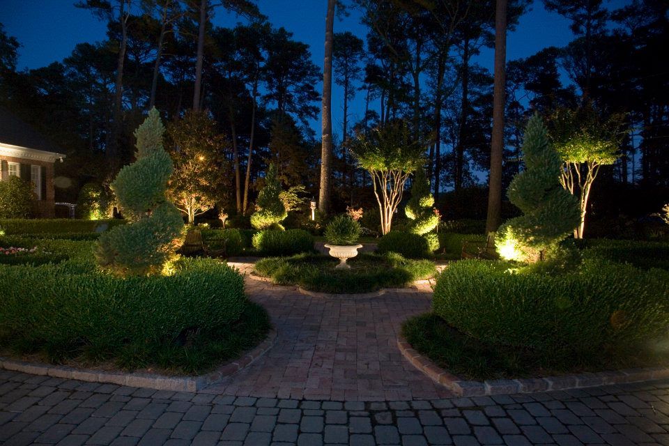 Landscape Lighting Service — Virginia Beach, VA — Gentle Rain