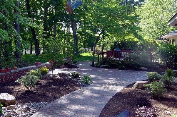 Nice Hardscape With Lots of Lush Trees — Virginia Beach, VA — Gentle Rain