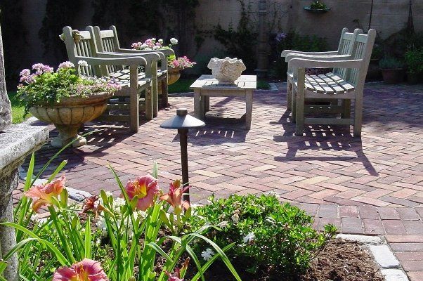 Table And Seats Next To Nice Garden — Virginia Beach, VA — Gentle Rain