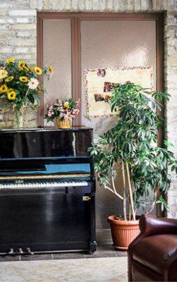 pianoforte in una casa di riposo