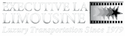 Executive La Limousine logo with silver text, star emblem, and “Luxury Transportation Since 1970” tagline