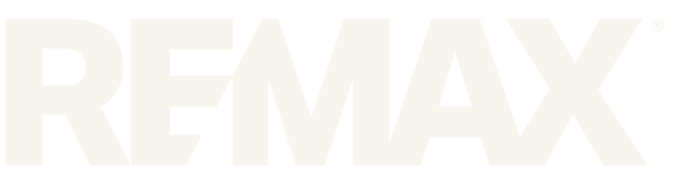 RE/MAX logo in off-white color.