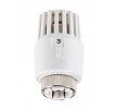 Válvula termostática para radiador, de color blanco, colocada en el número 3.