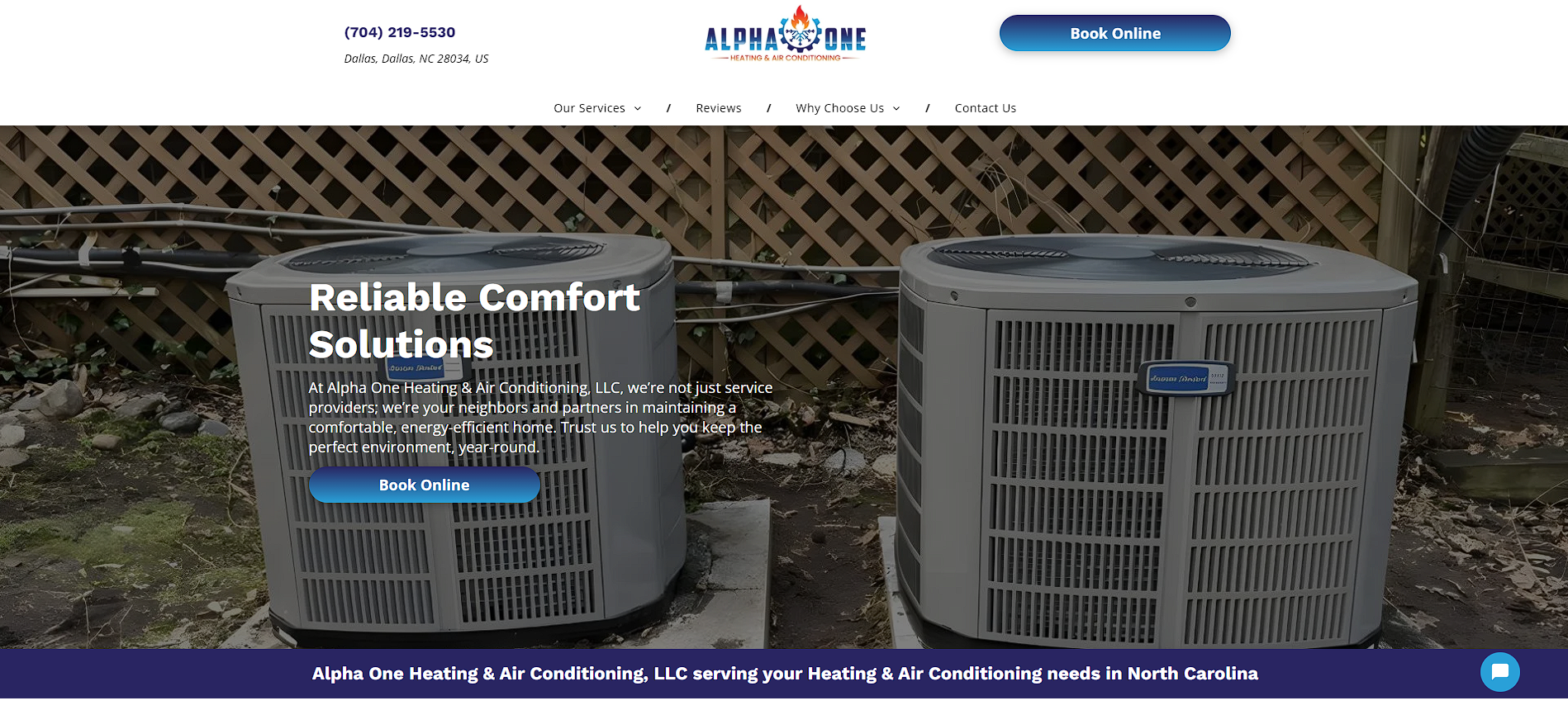 Alpha One Heating & Air Conditioning, LLC HVAC Services