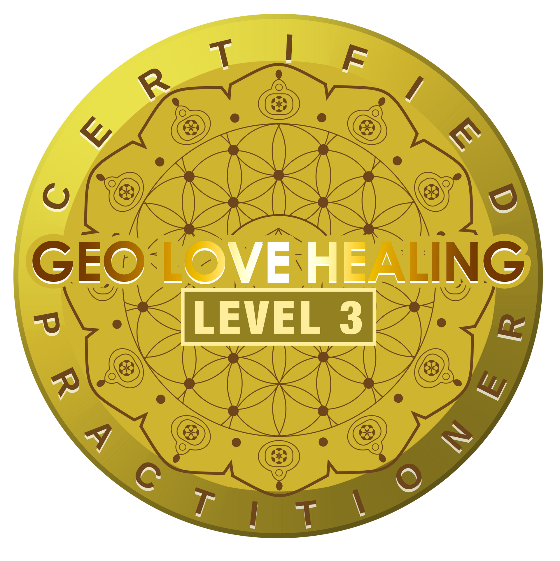 Geo Love Healing Level 3 Practitioner Badge