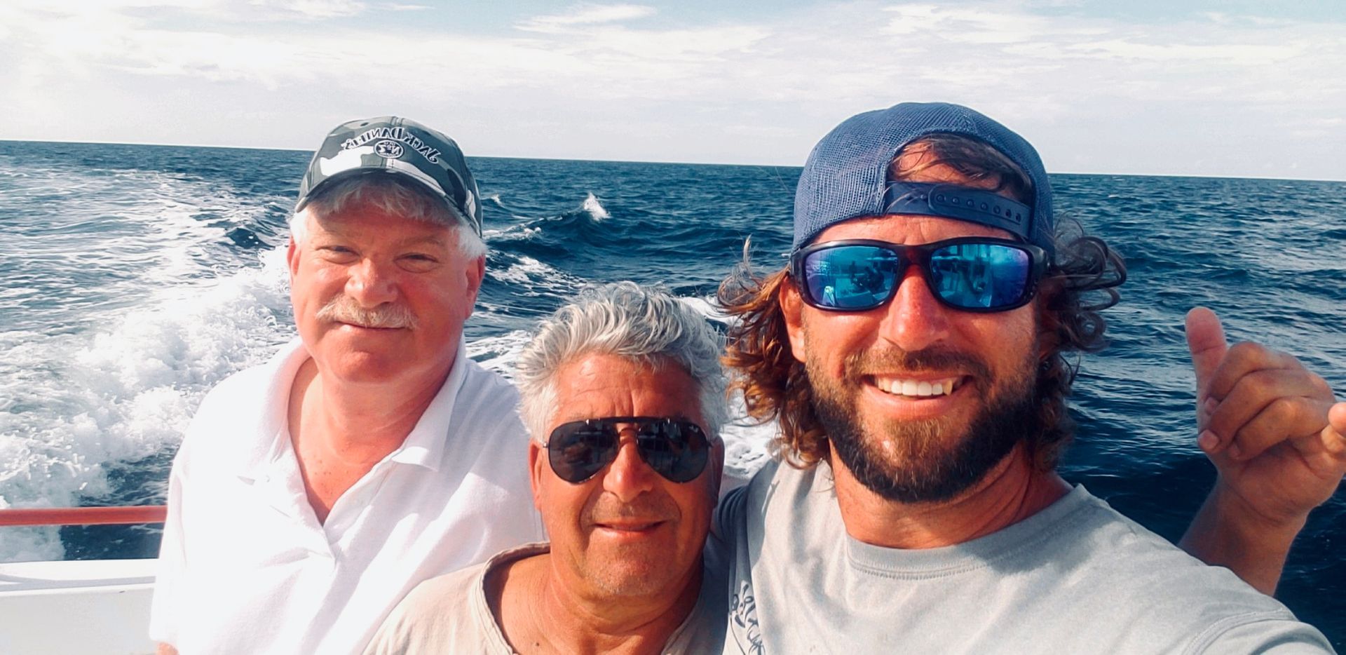 Friends on fishing charter Panama City Beach with Reel Groovy charter boat