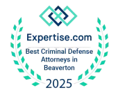 Expertise.com best criminal defense attorneys in beaverton in 2023.