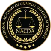 The logo for the national academy of criminal defense attorneys.