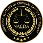 The logo for the national academy of criminal defense attorneys.