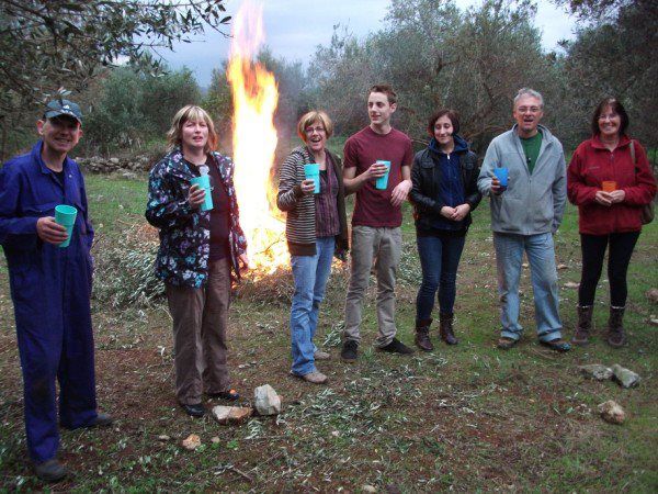 You'll love what we get up to each night in olive picking season in Crete