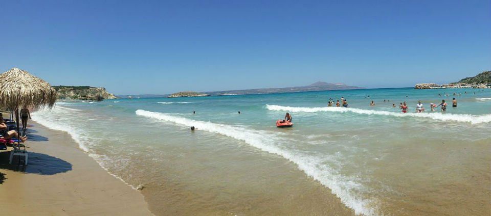 ALmyrida Beach is lovely and shallow, so perfect for  small children