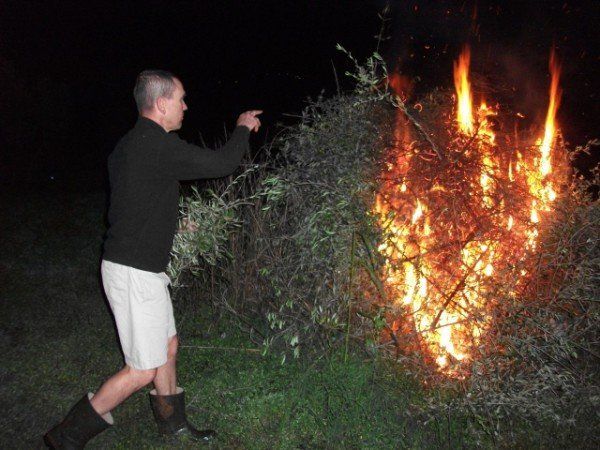 November is the start of the bonfire season in Crete
