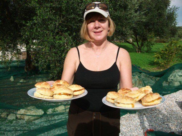 Lunch is provided in the olive grove when you are working