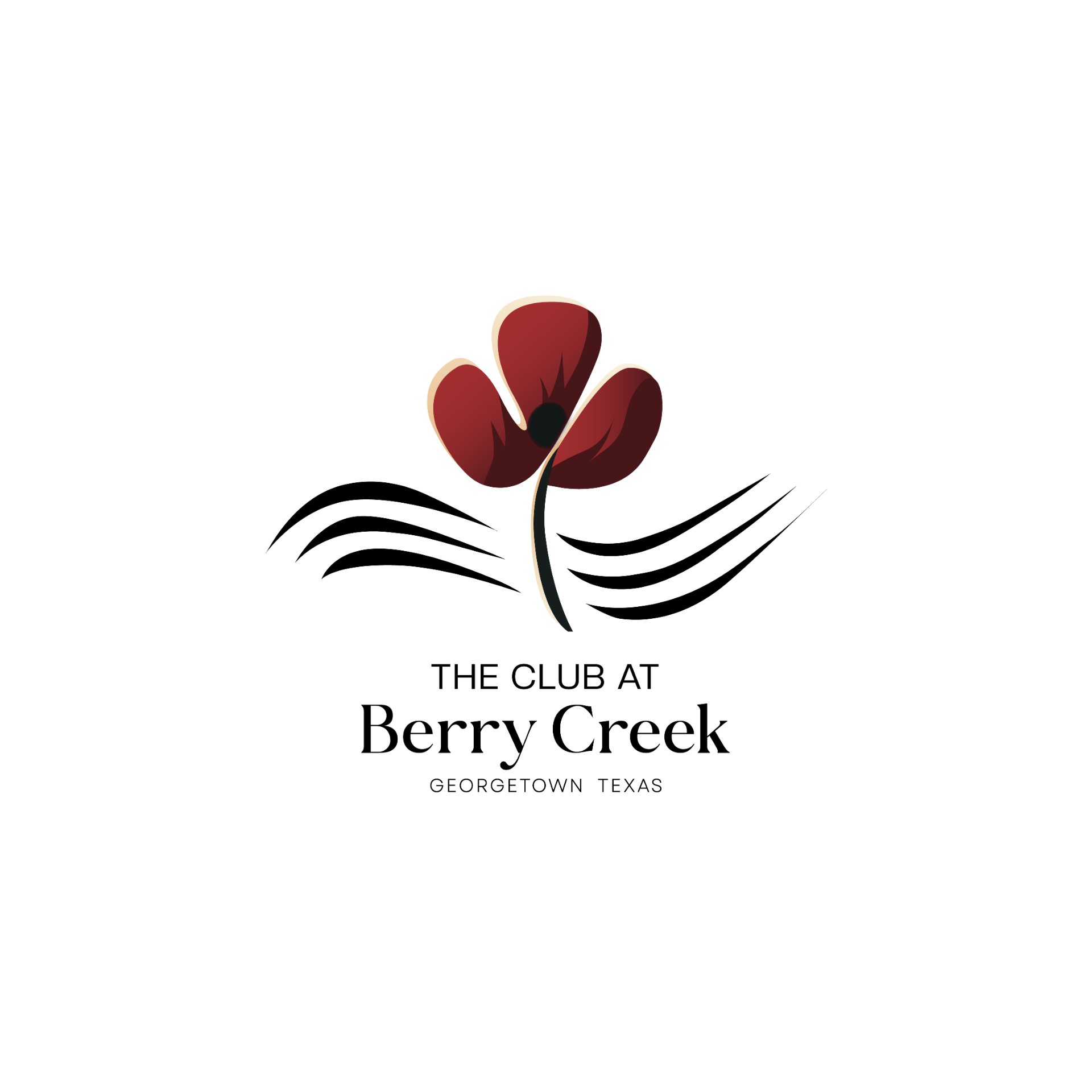 A logo for the club at berry creek in georgia , texas