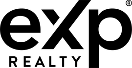 EXP Realty Black "eXp Realty" logo with registered trademark symbol.