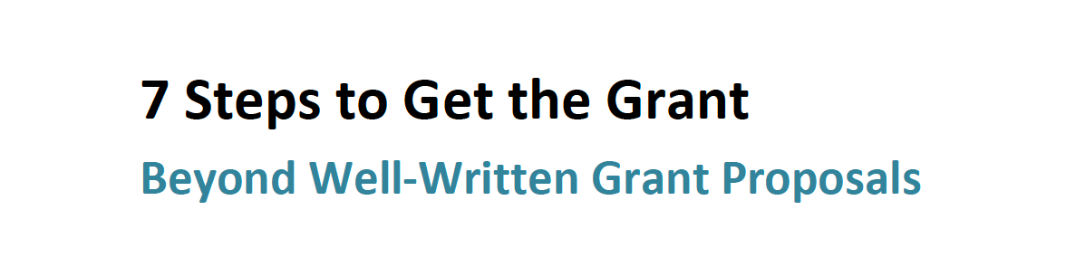 Seven steps to get the grant