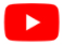 YouTube logo: red rectangle with rounded corners, white triangle play button.