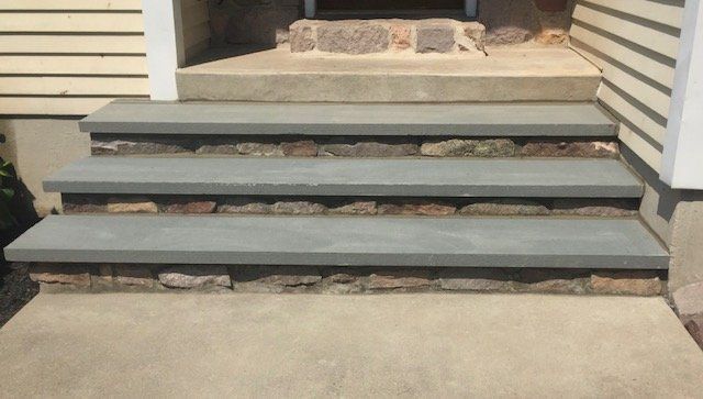 A Set of Stairs Leading up To a Porch of A House — Flemington, NJ — LaFerla Bros Inc.