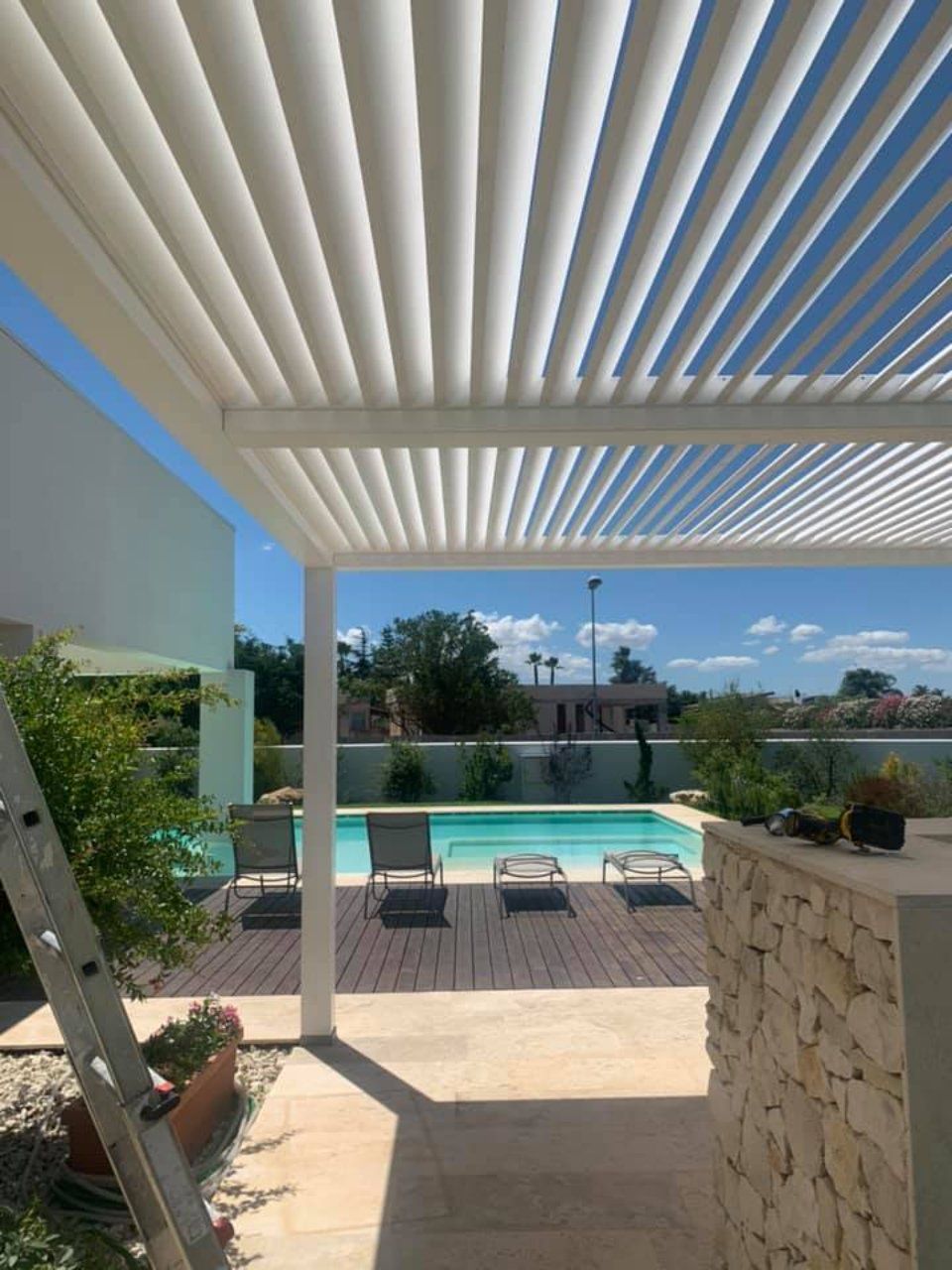 struttura in PVC per giardini