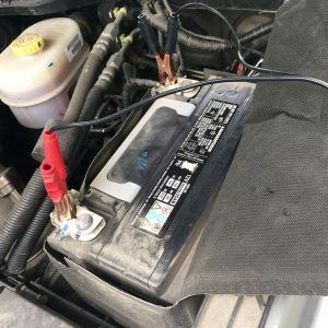 Connect cables to the truck battery