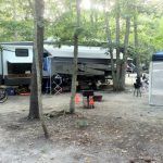 Our campsite at Sea Pines
