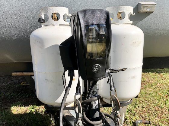 Clever Cover Tongue Jack Cover by TrailerSphere Installed on LCI Lippert Jack