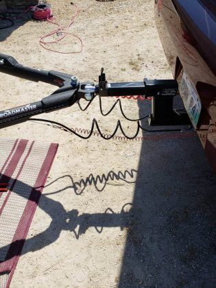 Roadmaster Nighthawk hitched to Dynamax motorhome