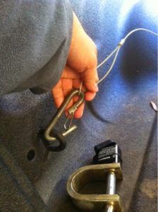Plug in emergency brakeaway cable - 1