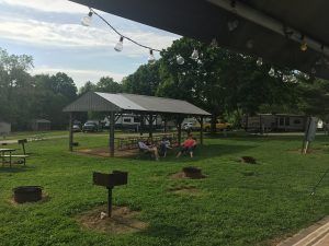 Shared pavilions in the wagonwheel loops