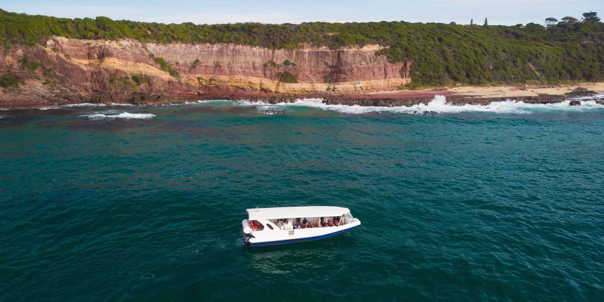 Whale Watching Tour boat in Merimbula