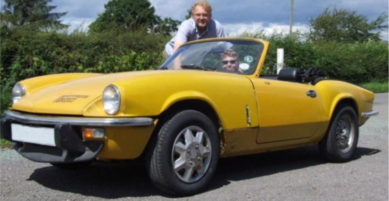 Classic Triumph Spitfire British car