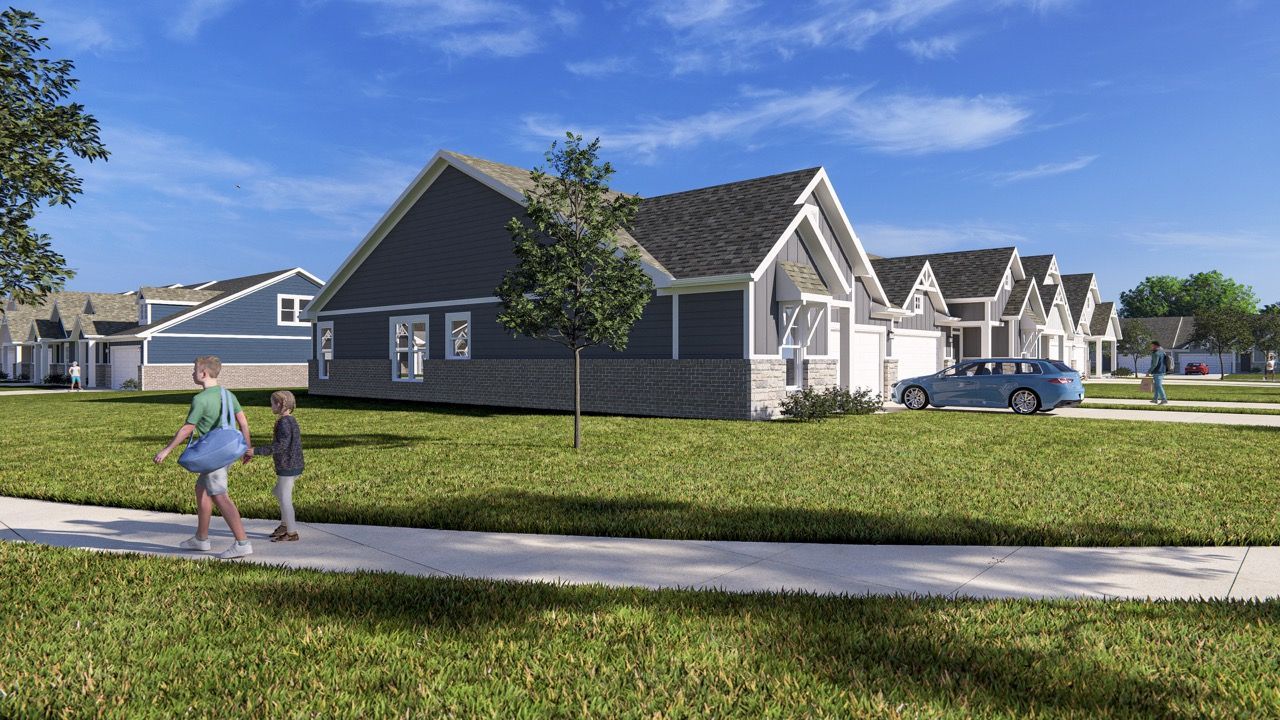 Westhaven home rendering - walking path