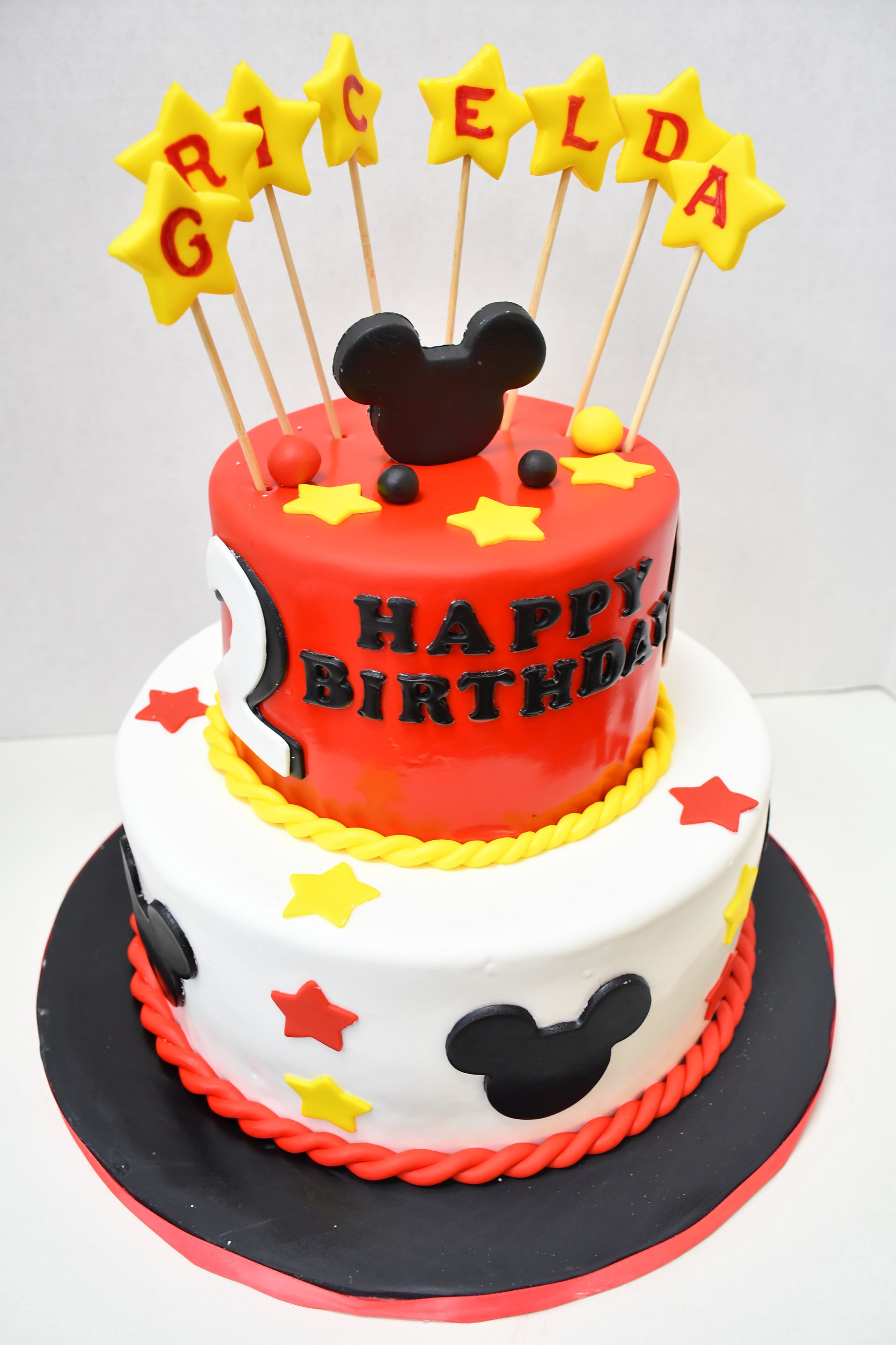 A cake that says happy birthday on it