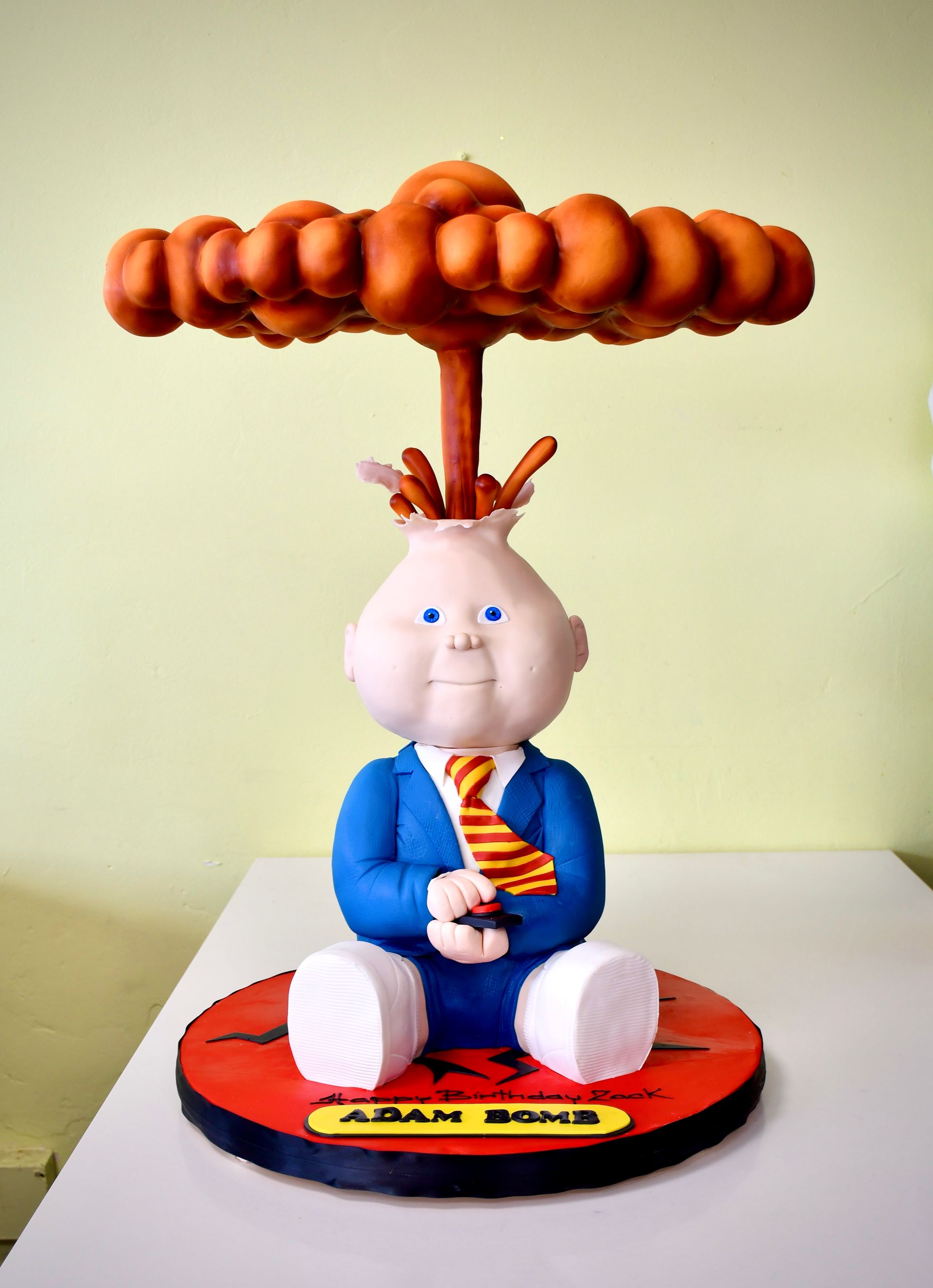 cake in the shape of a boy