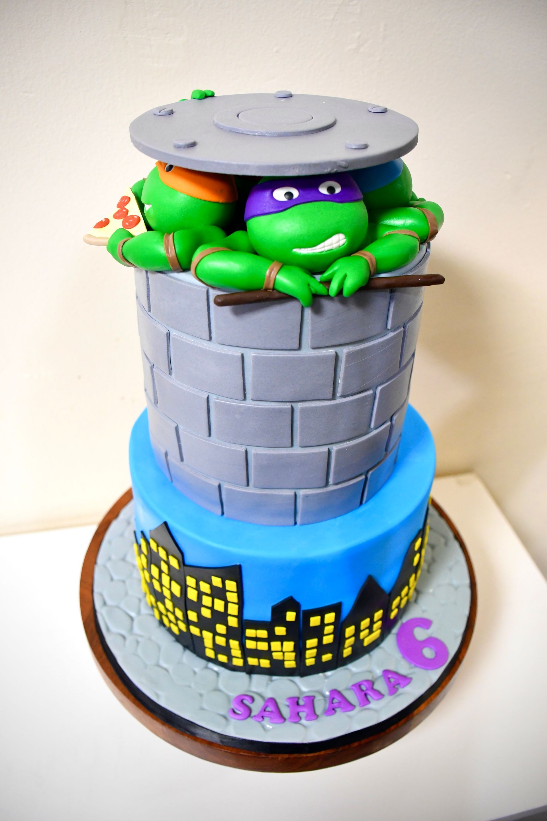 A teenage mutant ninja turtle cake for sahara 6
