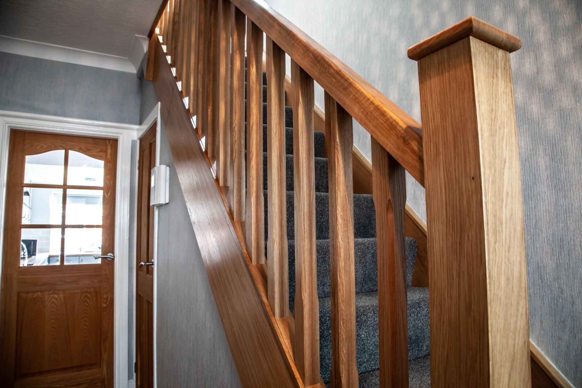 Oak staircase