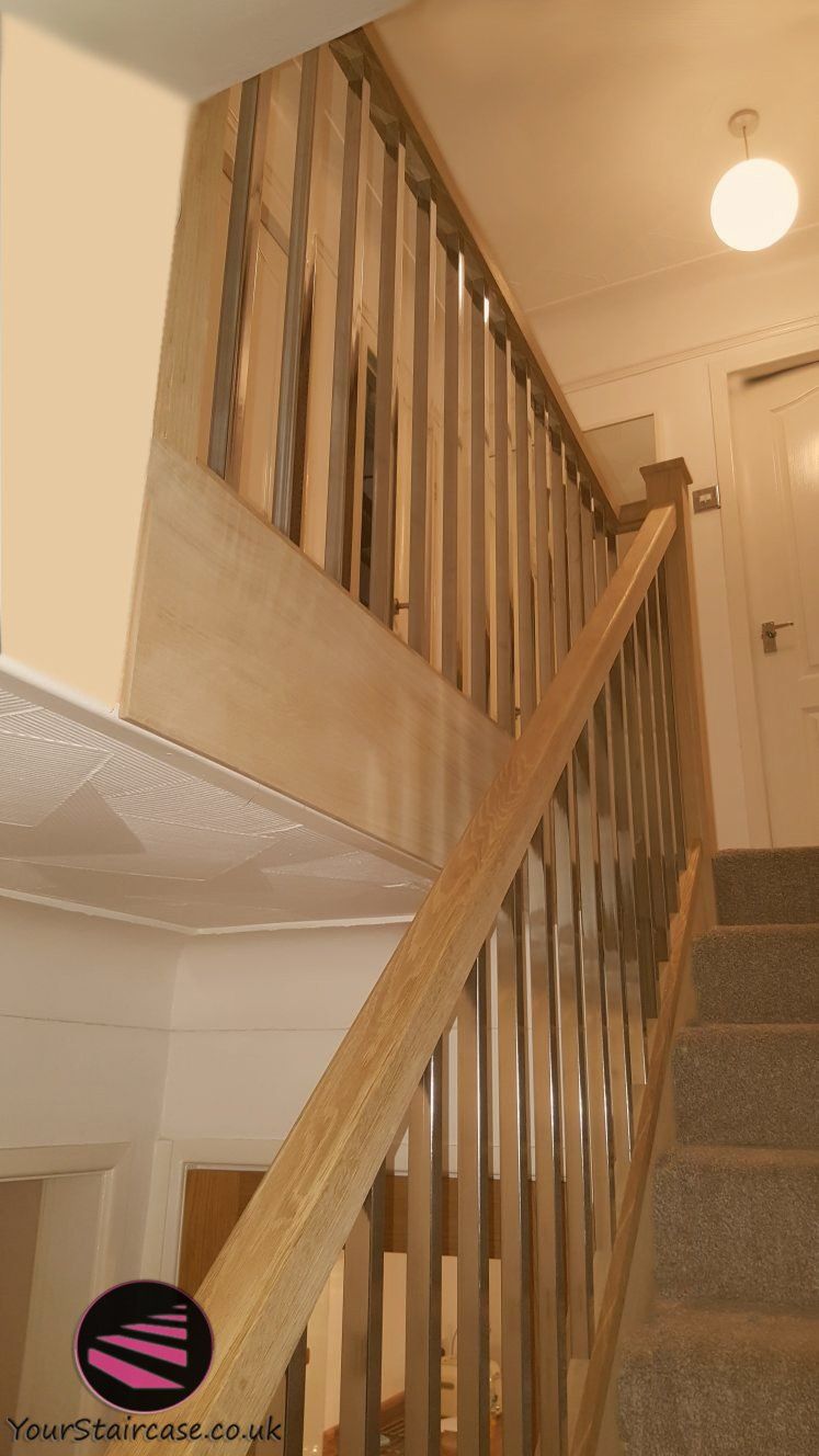 Your Staircase with Chrome Spindles