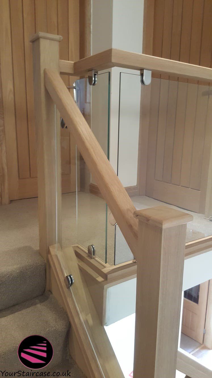 Your Staircase with glass in clamps