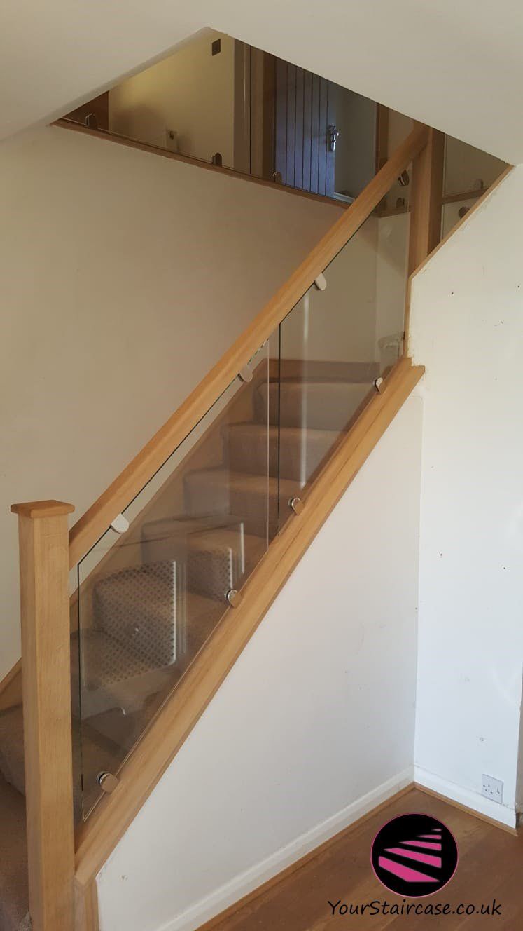 Your Staircase with glass in clamps