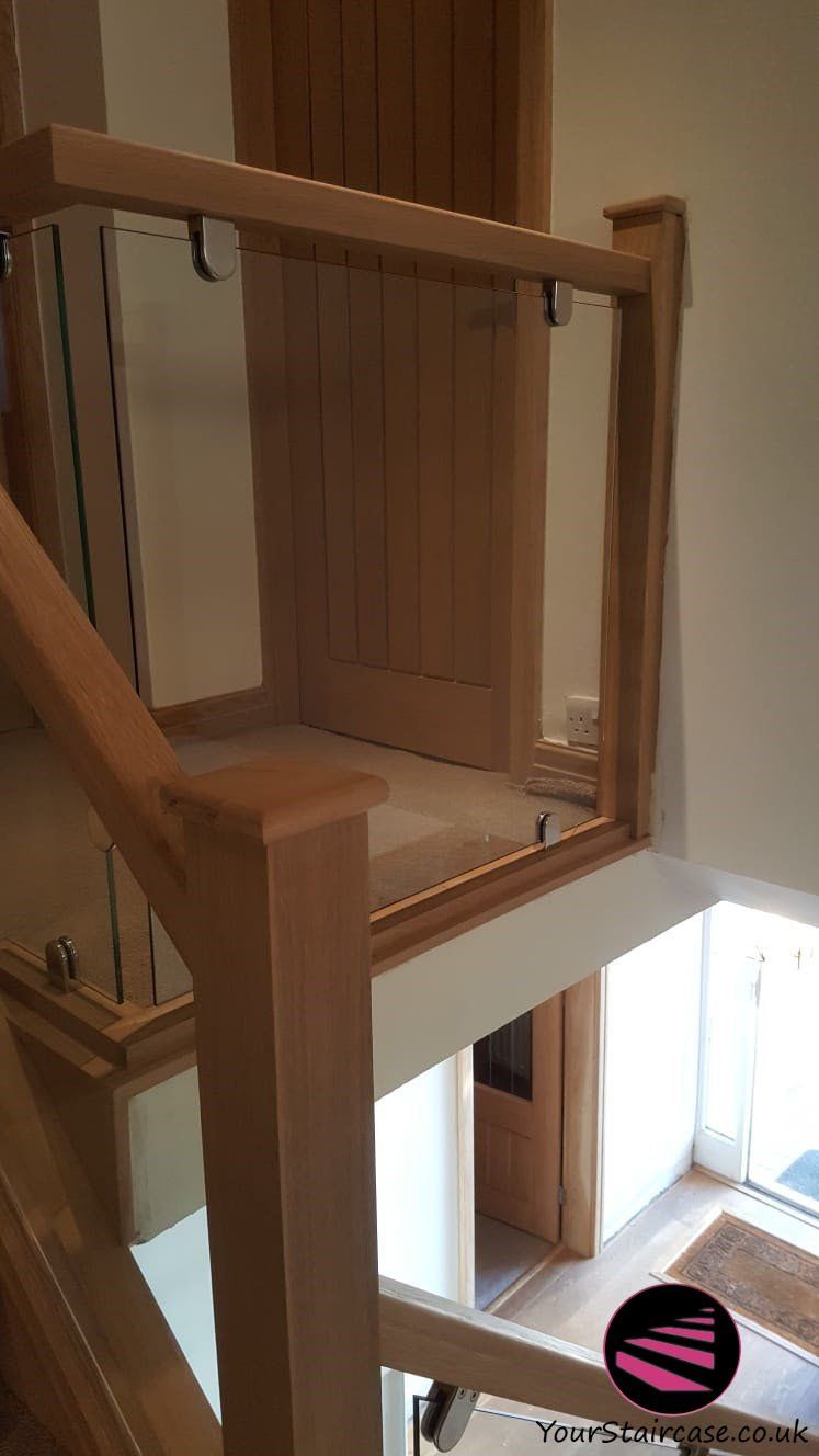 Your Staircase with glass in clamps