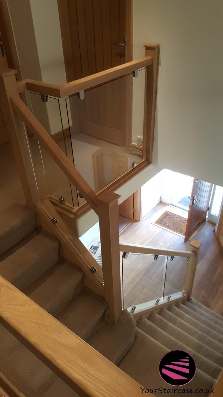 Your Staircase with glass in clamps