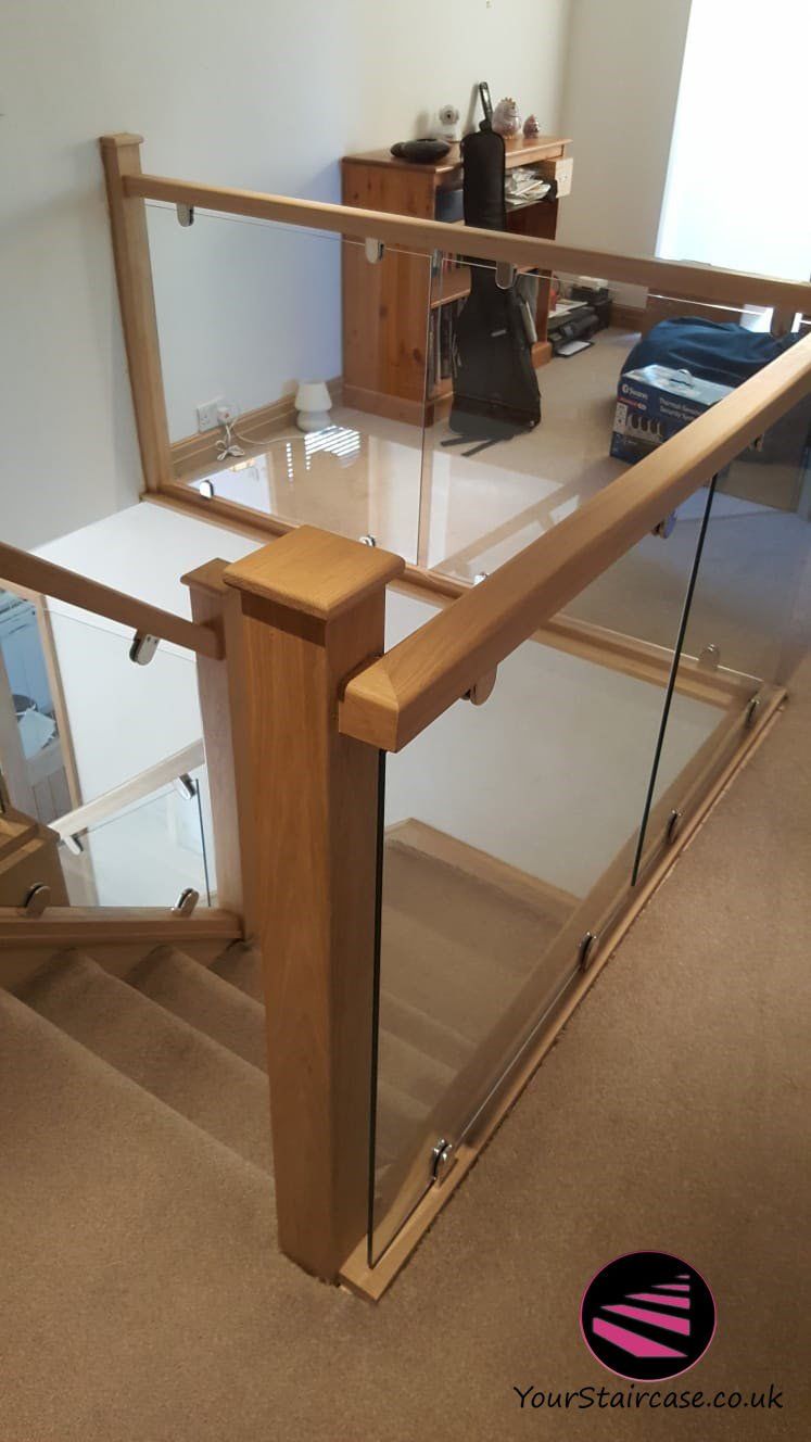Your Staircase with glass in clamps